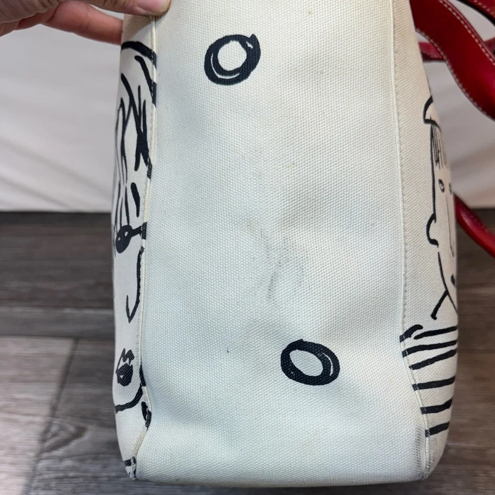 KATE SPADE & MAIRA KALMAN Canvas Tote Bag